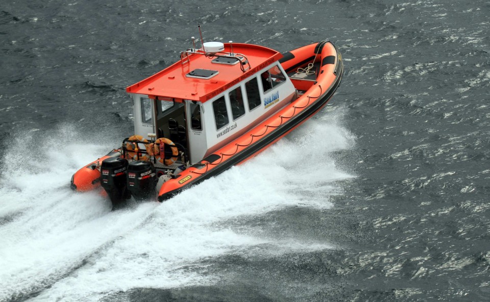 Seafari Adventures - Celtic Voyager Ariel View