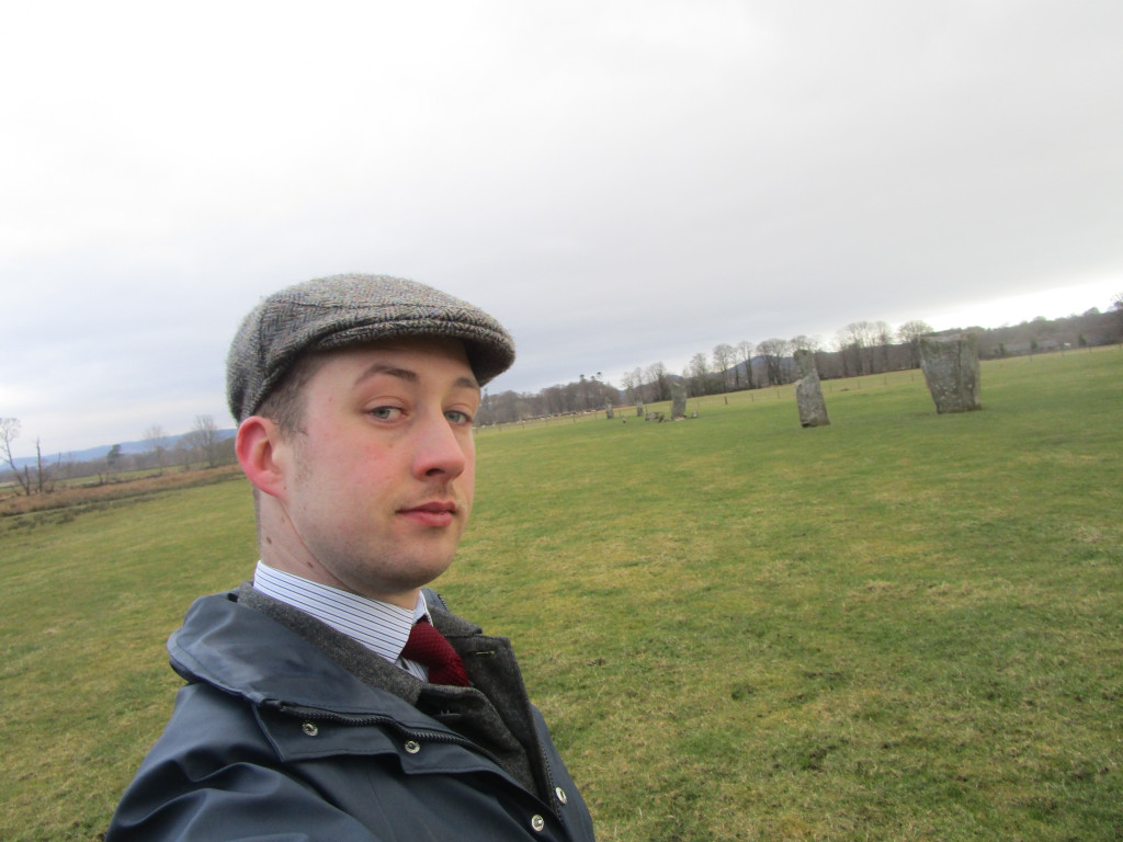 Me at the Kilmartin Standing Stones.