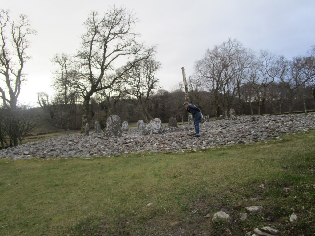 Me at the Kilmartin Standing Stones.