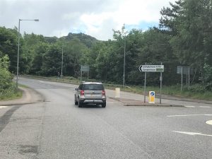 Leaving the urban landscape of Oban.